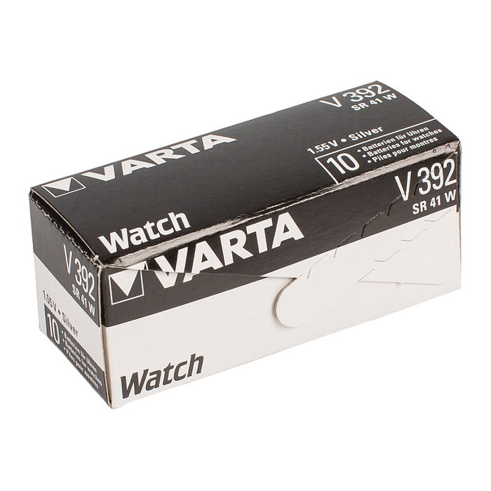 Varta Micro pila de botón silver SR41 - V392 1,55 V Ø7,9 x 3,6 mm