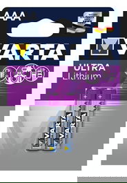 Varta 6103301402 Pilas de Ultra Litio AAA 2uds