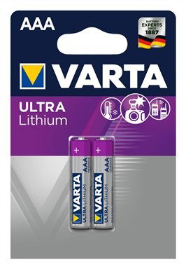 Varta 6103301402 Pilas de Ultra Litio AAA 2uds Varta 6103301402 Pilas de Ultra Litio AAA 2uds