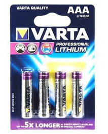 Varta Professional Lithium AAAProfessional Lithium AAA,