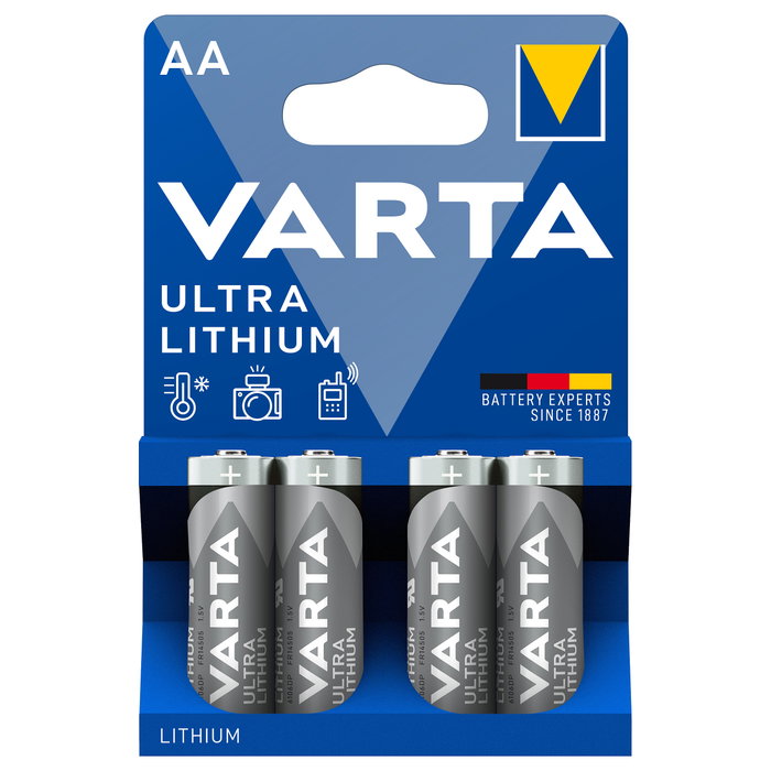 Varta Ultra Lithium AA 1,5 V (4 unidades) Varta Ultra Lithium AA 1,5 V (4 unidades)