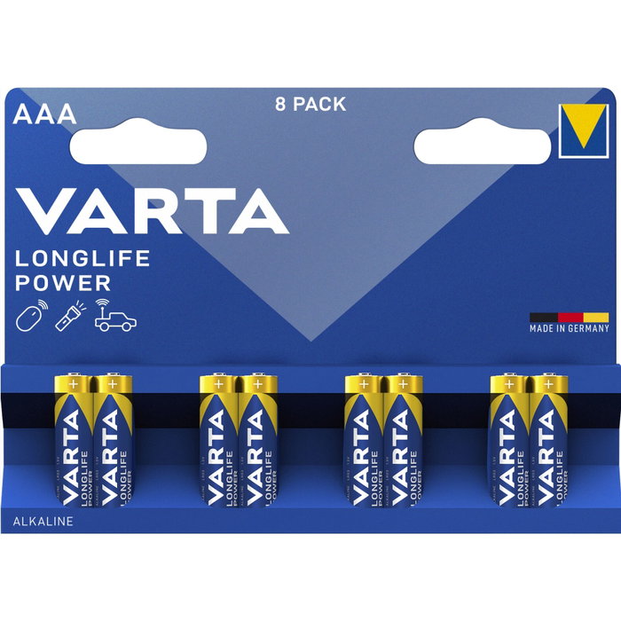 Varta Longlife Power AAA LR03 1,5 V (Pack de 8) Varta Longlife Power AAA LR03 1,5 V (Pack de 8)