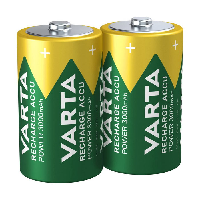 Varta Accu Power D HR20 3000 mAh - Pack de 2 unidades Varta Accu Power D HR20 3000 mAh - Pack de 2 unidades