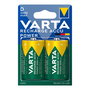 Varta HR20 Pila Recargable Accu Power D 3000 mAh (Blister 2 uds) Ø34,2 x 61,5 mm