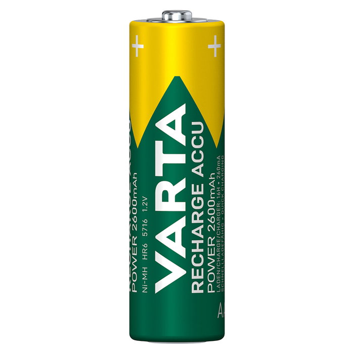 Varta Pilas Recargables AA 2600 mAh NiMH (Pack de 4) Varta Pilas Recargables AA 2600 mAh NiMH (Pack de 4)