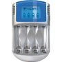 Varta Cargador de pilas con pantalla LCD para AA y AAA, 220V, 12V y USB