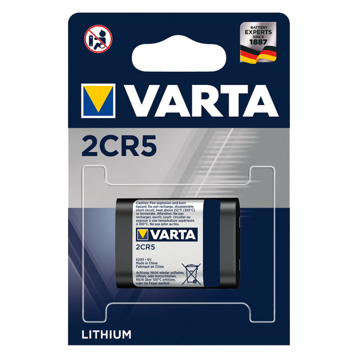 Varta Pila de Litio 2CR5 6V 1400mAh