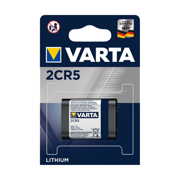 Varta Pila de Litio 2CR5 6V 1400mAh