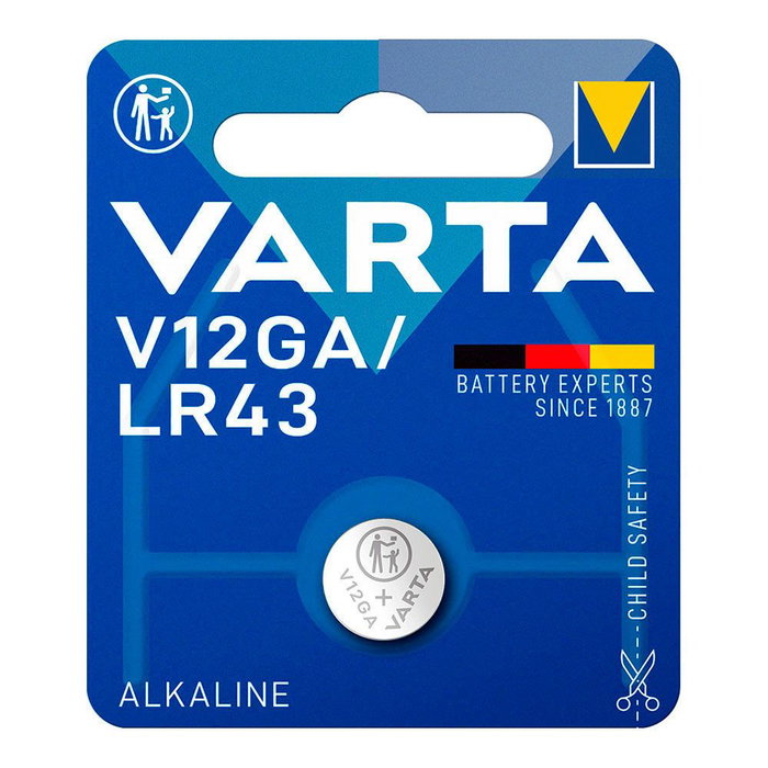 Varta Pila de Botón V12GA/LR43 1,5 V Varta Pila de Botón V12GA/LR43 1,5 V