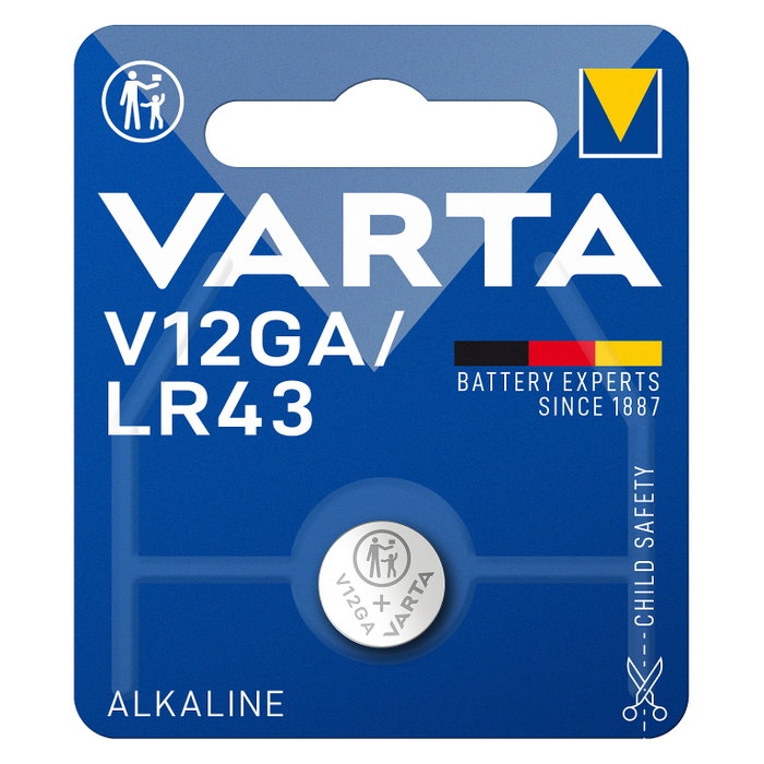 Varta Pila de Botón V12GA/LR43 1,5 V Varta Pila de Botón V12GA/LR43 1,5 V