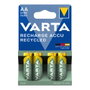 Varta Pilas Recargables AA 2100mAh Recycled 4 Unidades