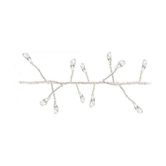 Guirnalda de 100 leds tipo espino blanco cálido 1,50 m