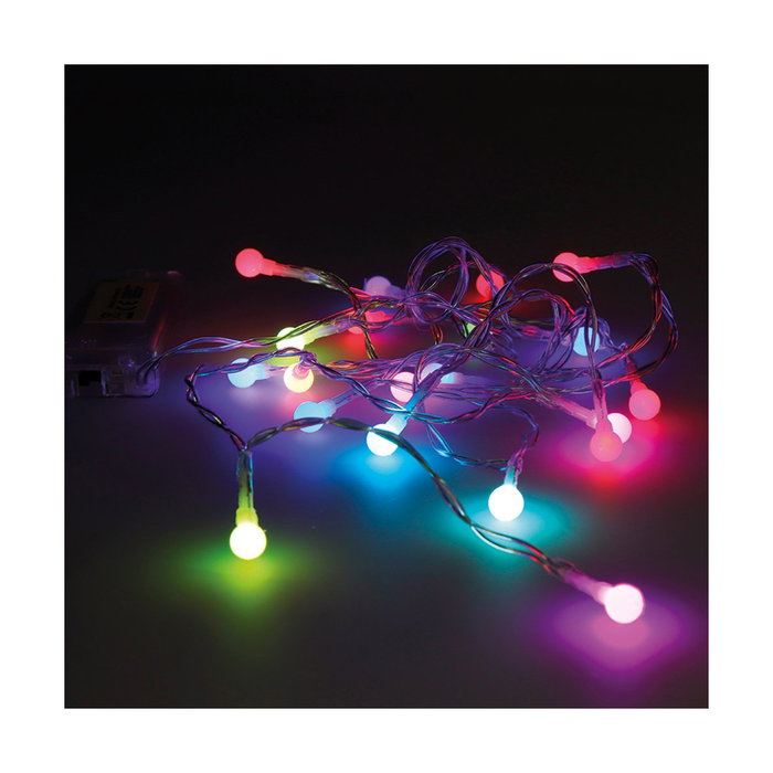 Decorative Lightning Guirnalda de 20 LEDs Esféricos Multicolor 2,30 m Decorative Lightning Guirnalda de 20 LEDs Esféricos Multicolor 2,30 m