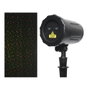 Lumineo Proyector Láser Rotatorio con Programador 20m/56m², Efectos Varios, Negro, 10x13,5x40cm, IP44