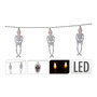 Articasa Guirnalda Halloween 10 Leds a Pilas Blanco / Azul Polipropileno