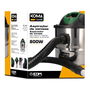 Koma Tools Aspiradora de Cenizas AS-800 800W 10L Cromado/Verde/Negro Filtro Lavable