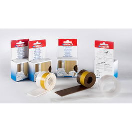 Geko Bajo Puerta Adhesivo PVC Expandido 38 mm x 100 cm Marrón