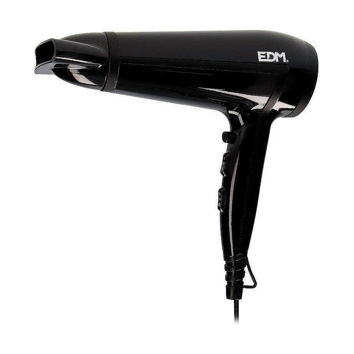 Edm Secador de pelo 2000 w Negro