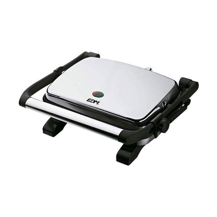 Edm Sandwichera doble grill 1500 W Cromado