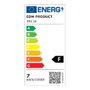 Edm Flexo LED Sobremesa 7W 400 Lm 4000K Luz Día Blanco 13x9x33cm