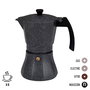 Gourmet Kitchen Cafetera de Aluminio para Inducción 9 Tazas Compatible con Gas, Vitrocerámica y Placa Eléctrica