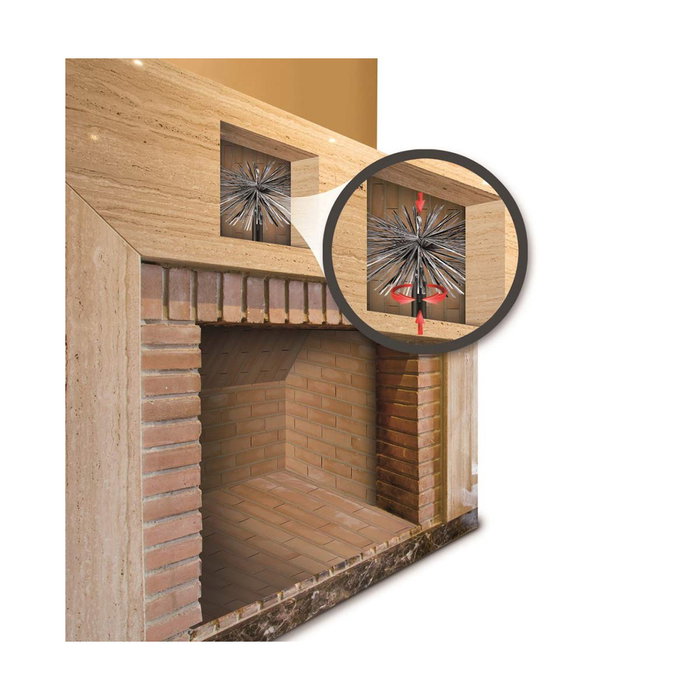 Massó Kit deshollinador de acero Ø250 mm Massó Kit deshollinador de acero Ø250 mm