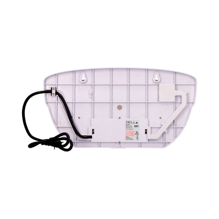 EDM Atrapa insectos con placa adhesiva y tubos actínicos, interior, 18W, 37.5x19.6cm, alcance 80m², incluye placa recambio, blanco