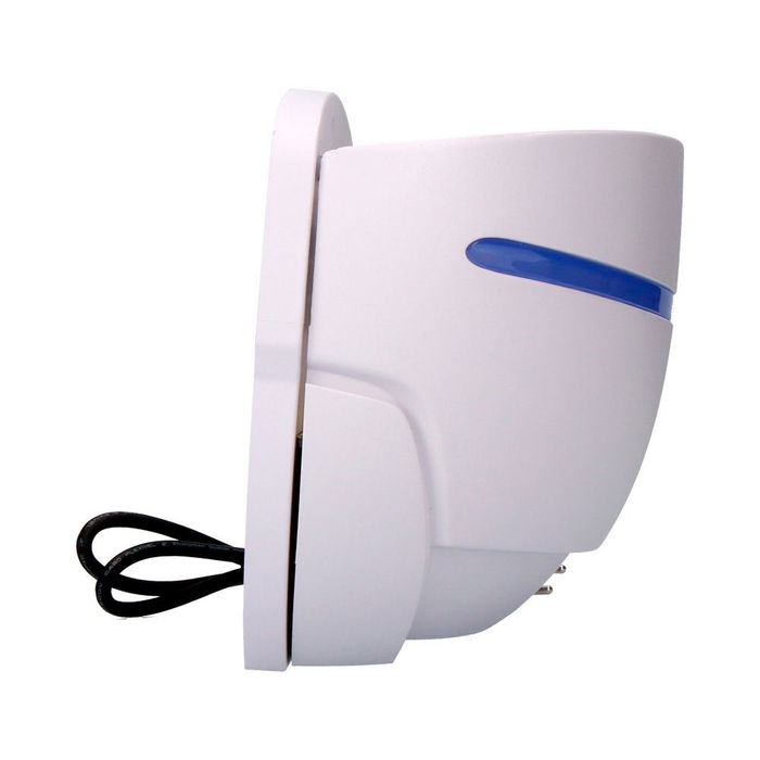 EDM Atrapa insectos con placa adhesiva y tubos actínicos, interior, 18W, 37.5x19.6cm, alcance 80m², incluye placa recambio, blanco