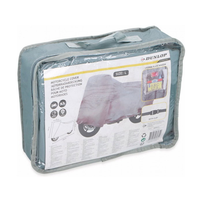 Dunlop Funda de protección para motos Talla L Gris