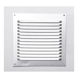 Fepre Rejilla de Ventilación de Aluminio 150x150mm Natural Cromado