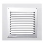 Fepre Rejilla de Ventilación de Aluminio 150x150mm Natural Cromado