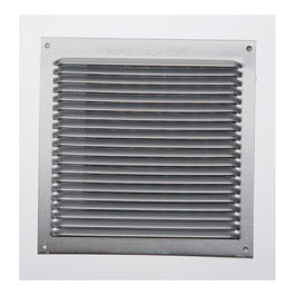 Fepre Rejilla de ventilación sin borde de aluminio 0.6 natural 170x170mm cromada profesional