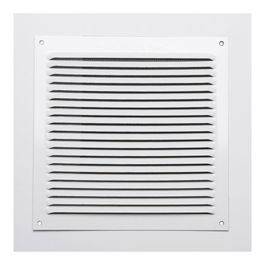 Fepre Rejilla de ventilación sin borde de aluminio blanco lacado 170x170mm profesional y doméstico