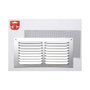 Fepre Rejilla de ventilación con mosquitera de aluminio 100x100 mm cromado