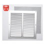 Fepre Rejilla con Mosquitera Aluminio 0.6 Natural 200x200mm (g) Cromado Profesional y Doméstico