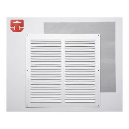 Fepre Rejilla con Mosquitera Aluminio 0.6 Blanco Lacado 300x300mm