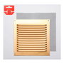 Fepre Rejilla con mosquitera aluminio 0.8 oro 150x150mm