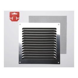 Fepre Rejilla de Ventilación con Mosquitera, Acero Inoxidable, 150x150mm