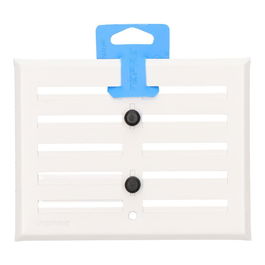 Fepre Rejilla de Ventilación Regulable Aluminio Blanco 130x170mm