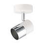 Edm Foco Modelo Moon GU-10 Cromo + Blanco Hueso