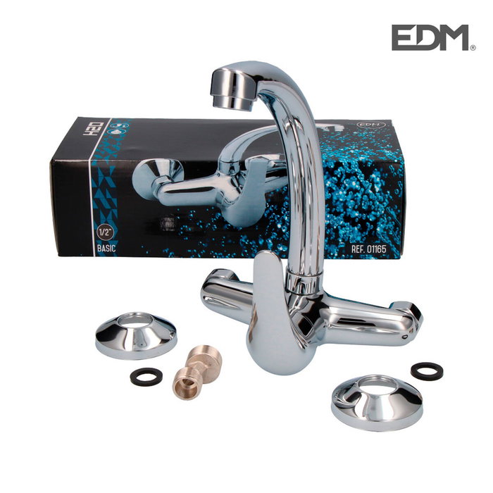 Edm Grifo monomando de cocina caño alto serie Saona