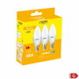 Edm Kit de 3 bombillas vela LED E14 5W 400 lm 3200K luz cálida