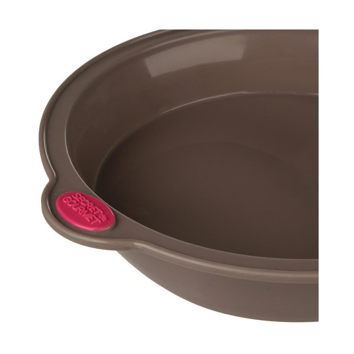 5Five Molde redondo de silicona de borde alto Ø26 cm Gris 5Five Molde redondo de silicona de borde alto Ø26 cm Gris
