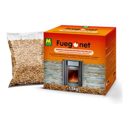 Massó Fuegonet Deshollinador para Estufas de Pellet, Limpieza de Chimeneas, 1,5 kg