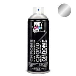 Pinty Plus C150 Pintura en Spray Art & Craft 520cc Efecto Cromo Plata