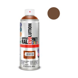 Pinty Plus Pintura acrílica spray evolution RAL 8011 pardo nuez