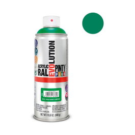 Pinty Plus Pintura acrílica spray evolution RAL 6029 Verde menta