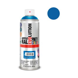 Pinty Plus Pintura acrílica spray evolution RAL 5017 Steel Blue 520 cc