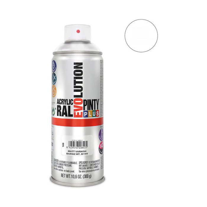 Pinty Plus Spray Barniz Evolution Mate 520 cc M199 Pinty Plus Spray Barniz Evolution Mate 520 cc M199