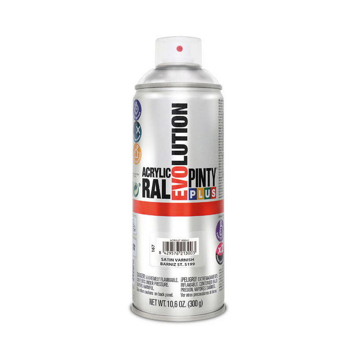 Pinty Plus Spray barniz evolution 520 cc satinado s199